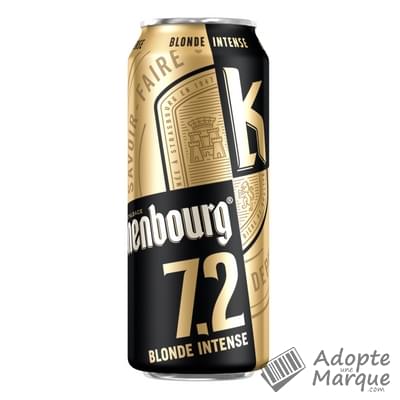 Kronenbourg Rouge - Bière blonde - 7,2% vol. La canette de 50CL