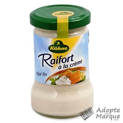 Kühne Raifort à la Crème Le bocal de 140G