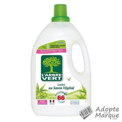 L'Arbre Vert Lessive Liquide au Savon Végétal Le bidon de 3L (66 lavages)