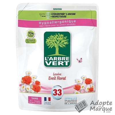 L'Arbre Vert Recharge Lessive Liquide Eveil floral "La recharge de 1,5L (33 lavages)"