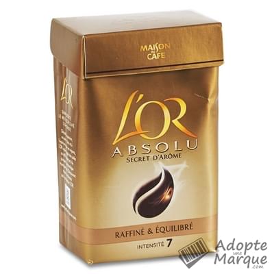 L'Or Absolu - Café moulu - Raffiné & Equilibré La boîte de 250G
