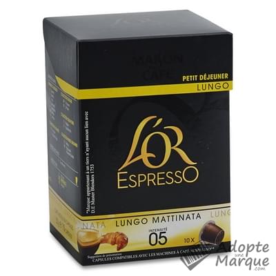 L'Or Espresso Lungo Mattinata - Capsule de café Les 10 capsules - 52G