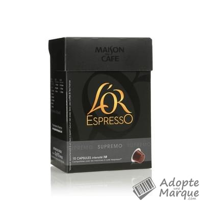 L'Or Espresso Supremo - Capsule de café Les 10 capsules - 52G