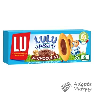 La Barquette de Lulu Barquettes au Chocolat & Noisette Le paquet de 120G