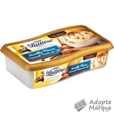 La Laitière Crème glacée Les Sélections Vanille Pécan & Caramel Beurre Salé Le bac de 850ML
