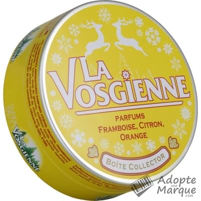 La Vosgienne Confiseries aromatisées Citron, Orange & Framboise La boîte de 125G