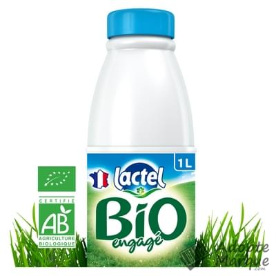 Lactel BIO & Engagé - Lait demi-écrémé La bouteille de 1L
