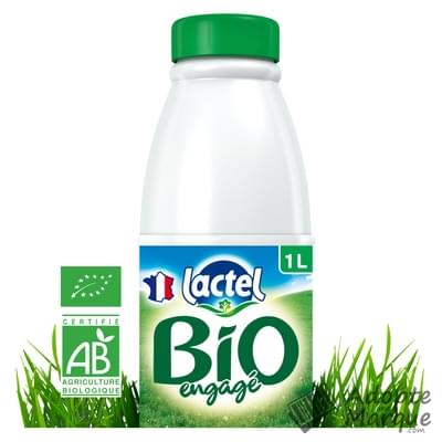 Lactel BIO & Engagé - Lait écrémé La bouteille de 1L