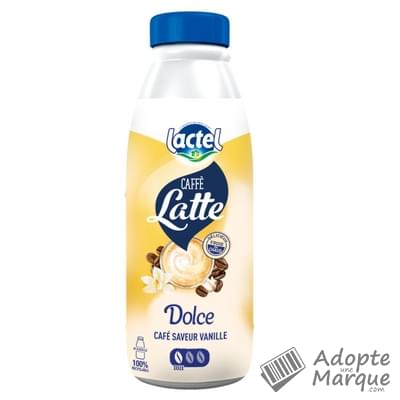 Lactel Caffè Latte - Boisson Lactée Dolce (Vanille) La bouteille de 1L