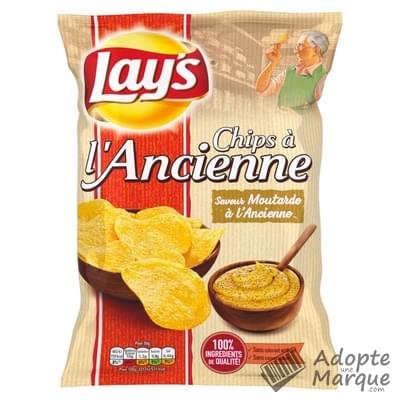 Lay's Chips à l'Ancienne saveur Moutarde Le sachet de 120G