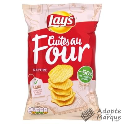 Lay's Chips Cuites au Four saveur Nature Le sachet de 130G