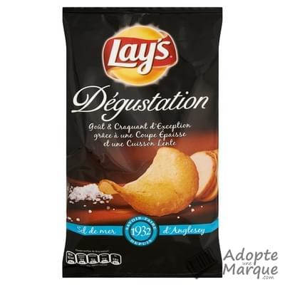 Lay's Chips Dégustation saveur Sel de mer d'Anglesey Le sachet de 130G