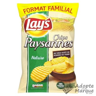 Lay's Chips Paysannes Nature Le sachet de 300G
