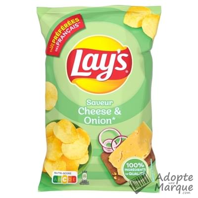 Lay's Chips saveur Cheese & Onion Le sachet de 120G