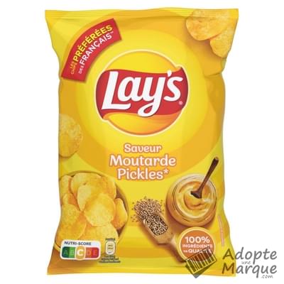 Lay's Chips saveur Moutarde Pickles Le sachet de 130G