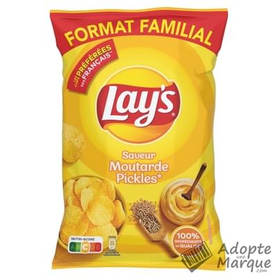 Lay's Chips saveur Moutarde Pickles Le sachet de 220G