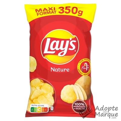 Lay's Chips saveur Nature Le sachet de 350G
