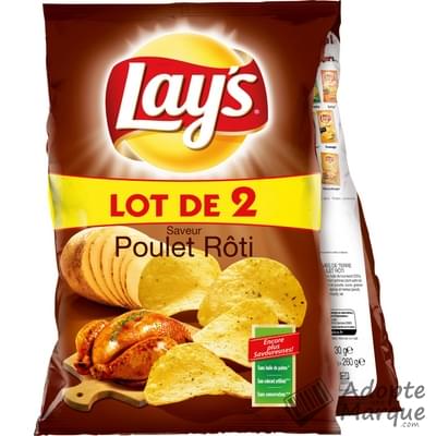 Lay's Chips saveur Poulet Rôti Les 2 sachets de 130G