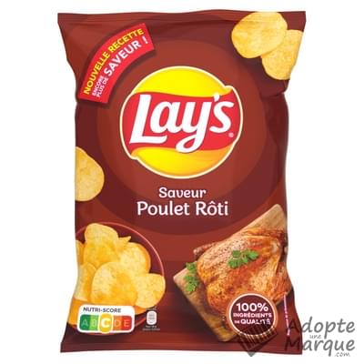 Lay's Chips saveur Poulet Rôti Le sachet de 130G