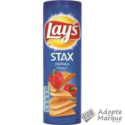 Lay's Chips Stax Saveur Paprika La boîte de 170G