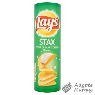 Lay's Chips Stax Saveur Sour Cream & Onion La boîte de 170G