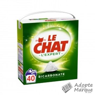 Le Chat Lessive en Poudre L'Expert - Bicarbonate "La boîte de 40 lavages - 2,6kg"