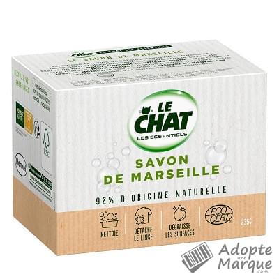 Le Chat Savon Les Essentiels - Savon de Marseille La boîte de 335G