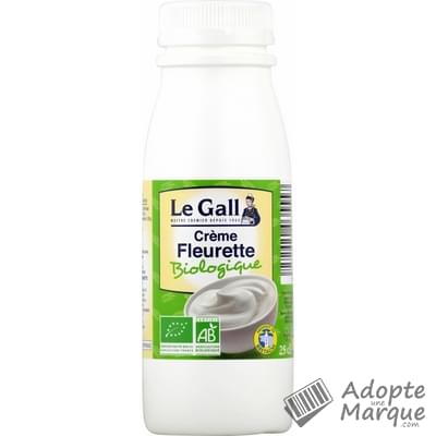 Le Gall Crème fleurette - Certifié AB La bouteille de 25CL