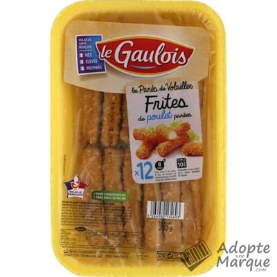 Le Gaulois Frites de Poulet panées & croustillantes La boîte de 12 - 200G
