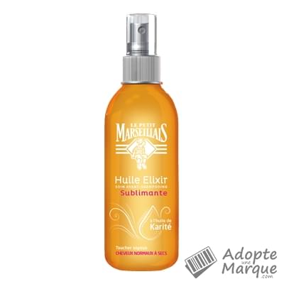 Le Petit Marseillais Huile Elixir Sublimante (Cheveux Normaux à Secs) Le spray de 150ML