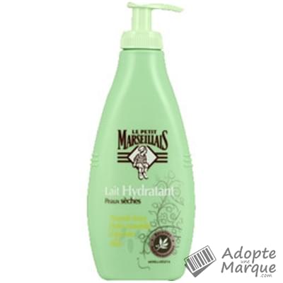 Le Petit Marseillais Lait Hydratant Peaux Sèches : Huile Essentielle d'Agrumes, Amande douce & Aloés Le flacon-pompe de 250ML