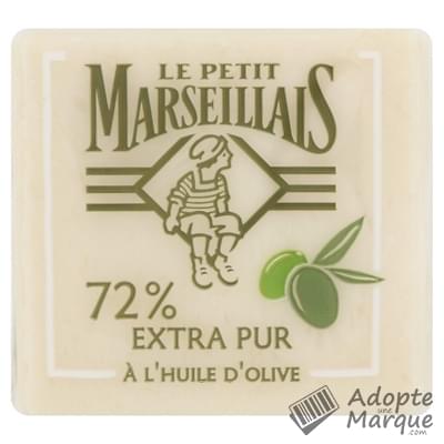 Le Petit Marseillais Savon Solide 72% Extra Pur à l'Huile d'Olive Le pain de savon de 200G
