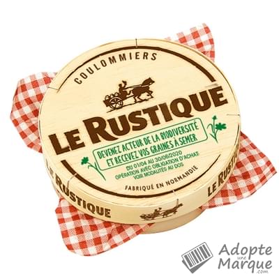 Le Rustique Coulommiers de Normandie - 21%MG Le fromage de 350G
