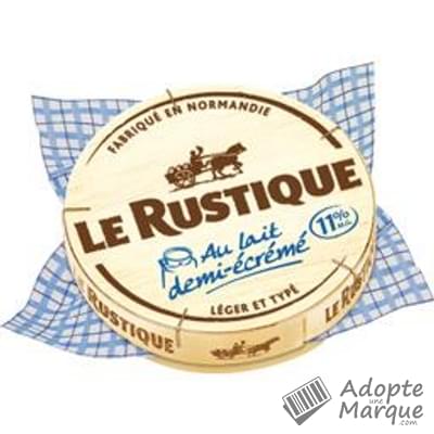 Le Rustique Fromage Léger au Lait demi-écrémé - 11%MG Le fromage de 250G