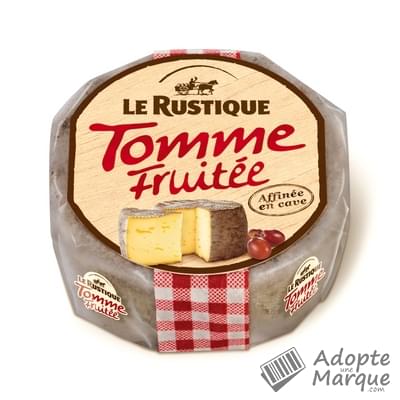 Le Rustique Tomme fruitée - 28%MG Le fromage de 280G