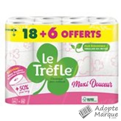 Le Trèfle Papier toilette Maxi Douceur Les 24 rouleaux