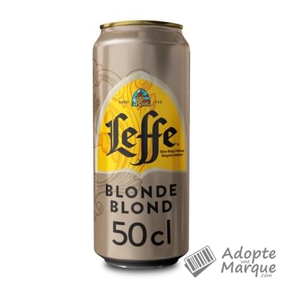Leffe Bière Blonde d'Abbaye Belge - 6,6% vol. La canette de 50CL