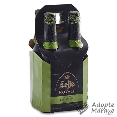 Leffe Royale Cascade IPA - Bière d'Abbaye Belge - 7,5% vol. Les 4 bouteilles de 50CL