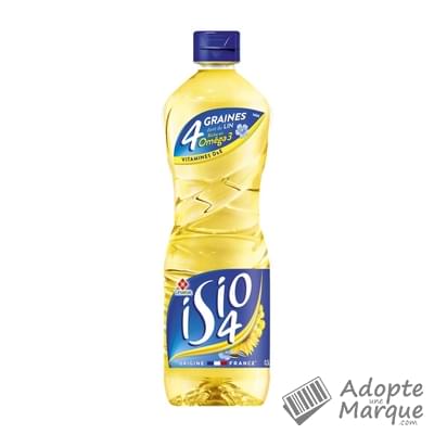Lesieur Huile Isio 4 (Mélange d'huiles végétales) La bouteille de 50CL