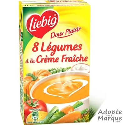 Liebig Doux Plaisir Soupe 8 Légumes à la Crème Fraîche La brique de 1L