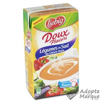 Liebig Doux Plaisir Soupe Legumes Du Sud Au Chevre Doux La Brique De 1l Adopteunemarque Com