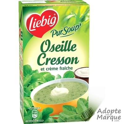 Liebig PurSoup' Soupe Oseille & Cresson La brique de 1L