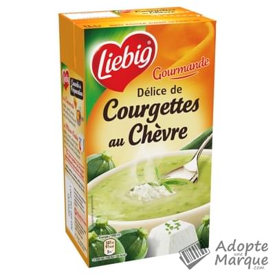Liebig Soupe Délice de Courgettes au Chèvre La brique de 1L