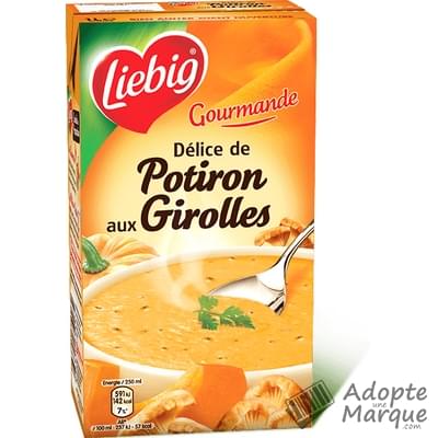 Liebig Soupe Gourmande Délice de Potiron aux Girolles La brique de 1L