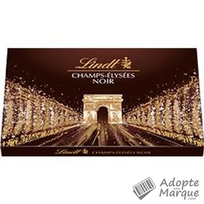 Lindt Champs-Elysées - Assortiment de Chocolats Noir La boîte de 184G