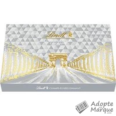 Lindt Champs-Elysées Diamant - Assortiment de Chocolats au Lait, Noirs & Blancs La boîte de 468G