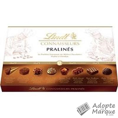 Lindt Connaisseurs - Assortiment de Chocolats Pralinés La boîte de 409G
