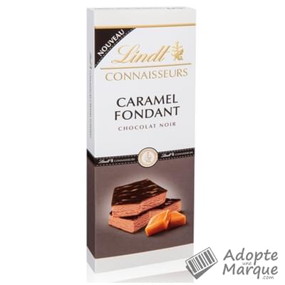 Lindt Connaisseurs - Tablette de Chocolat Noir Caramel Fondant La tablette de 120G