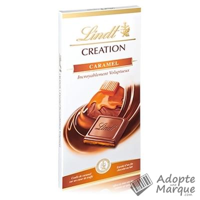 Lindt Création - Tablette Chocolat au Lait & Caramel La tablette de 150G