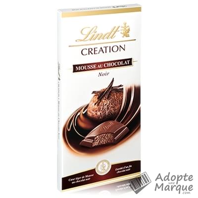 Lindt Création - Tablette Chocolat Noir & Mousse au Chocolat La tablette de 140G
